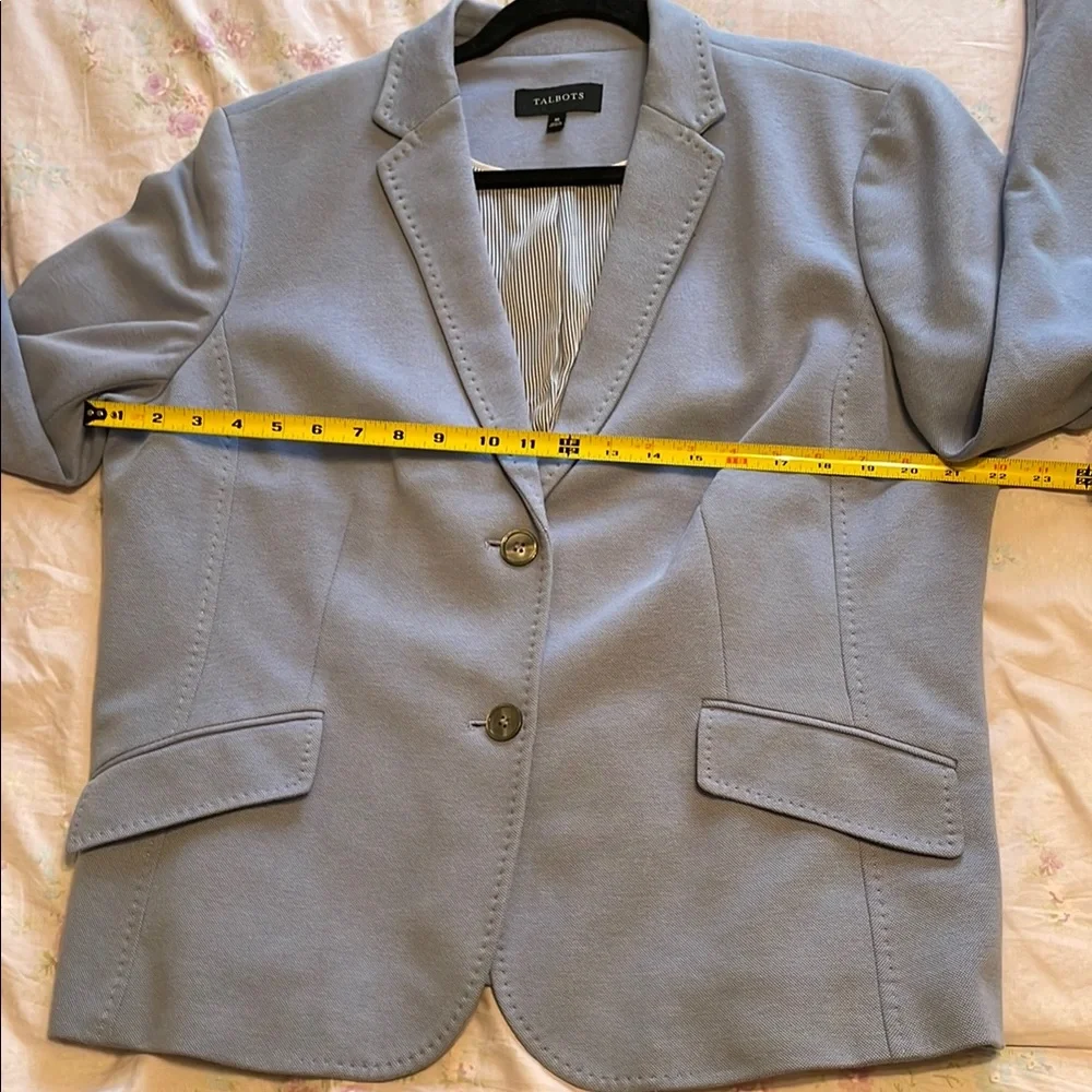Talbots Blue Structured Blazer - Picture 4 of 8